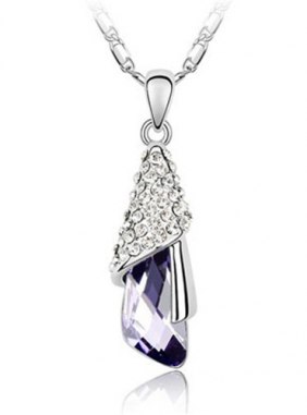 Colier Agnes Purple din Colectia de coliere JRV.ro
