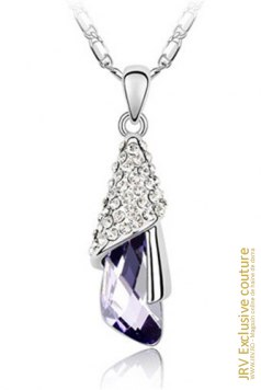 Colier Agnes Purple - Magazin online haine de dama Fashion