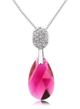 Colier Renee Fuchsia din Colectia de coliere JRV.ro