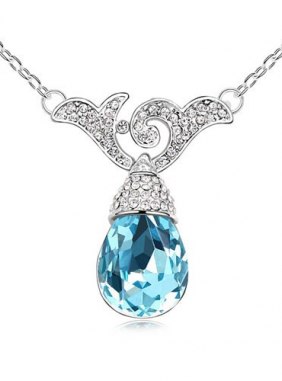 Colier Sakura Aquamarine din Colectia de coliere JRV.ro