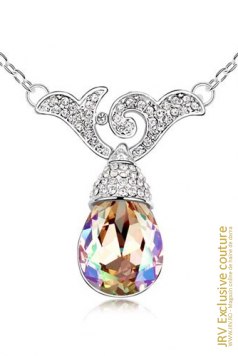 Colier Sakura Champagne-Green - Magazin online haine de dama Fashion