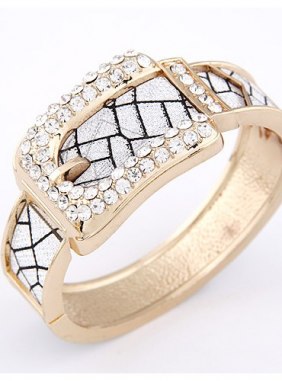Bratara Fashion Cracks Golden din Colectia de bratari JRV.ro