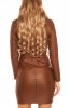 ROCHII DIN PIELE - Rochie Estelle Brown