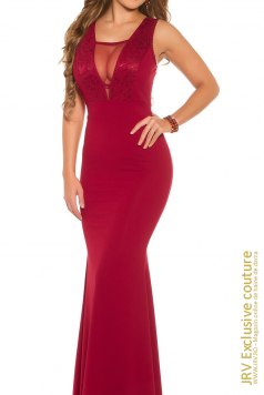 Rochie eleganta Red Carpet Bordeaux - Magazin online haine de dama Fashion
