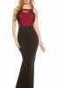 ROCHII ELEGANTE - Rochie eleganta Cheny Bordeaux-Black