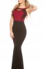 ROCHII ELEGANTE - Rochie eleganta Cheny Bordeaux-Black