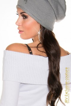 Caciula Selena Grey - Magazin online haine de dama Fashion