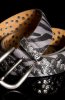 SCOASE DIN STOC - Curea Zebra Look Grey
