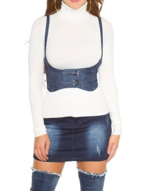 Centura Demin Dark Blue din Colectia de centuri / curele JRV.ro