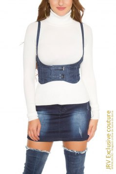 Centura Demin Dark Blue - Magazin online haine de dama Fashion