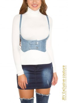 Centura Demin Blue - Magazin online haine de dama Fashion