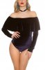 BLUZE - Body catifea Isha Dark Blue