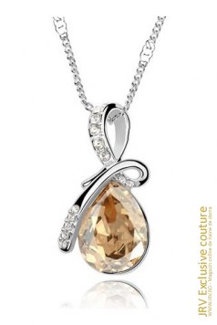 Colier Angel Tear Champagne - Magazin online haine de dama Fashion