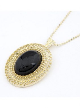 Colier Keysha Black din Colectia de coliere JRV.ro