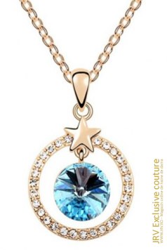 Colier Elegant Star Blue - Magazin online haine de dama Fashion
