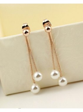 Cercei Twin Pearls din Colectia de cercei JRV.ro
