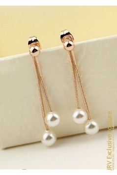 Cercei Twin Pearls - Magazin online haine de dama Fashion