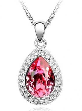 Colier Apolline Pink din Colectia de coliere JRV.ro