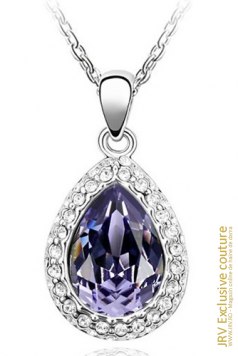 Colier Apolline Purple - Magazin online haine de dama Fashion