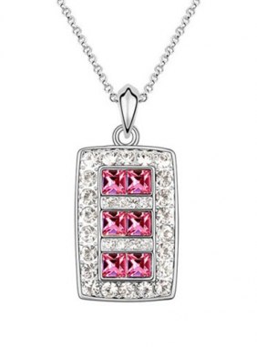 Colier Thessa Pink din Colectia de coliere JRV.ro