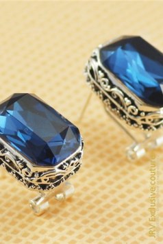 Cercei Ornella Blue - Magazin online haine de dama Fashion