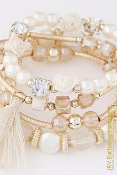 Bratara Ajani White - Magazin online haine de dama Fashion