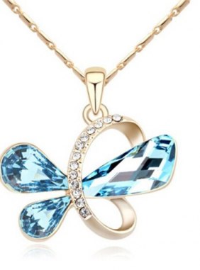 Colier Lyra Blue din Colectia de coliere JRV.ro