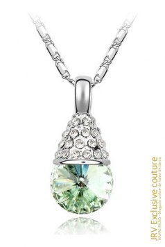 Colier Waterdrop Green - Magazin online haine de dama Fashion