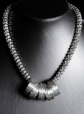 Colier Amper Silver din Colectia de scoase din stoc JRV.ro