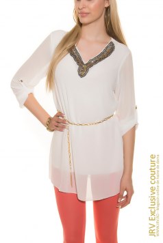 Bluza Denny White - Magazin online haine de dama Fashion