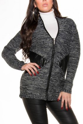 Cardigan Avya Navi din Colectia de CARDIGANE / PONCHO