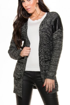 Cardigan Zayra Black din Colectia de PULOVERE / CARDIGANE