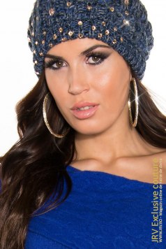 Caciula Cyndi Dark Blue - Magazin online haine de dama Fashion