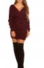 ROCHII TRICOT - Rochie tricot Arha Bordeaux