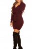 ROCHII TRICOT - Rochie tricot Arha Bordeaux