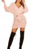 ROCHII TRICOT - Rochie tricot Arha Pink
