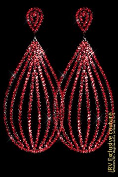 Cercei Bertha Red - Magazin online haine de dama Fashion