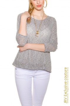 Pulover Artyom Grey - Magazin online haine de dama Fashion