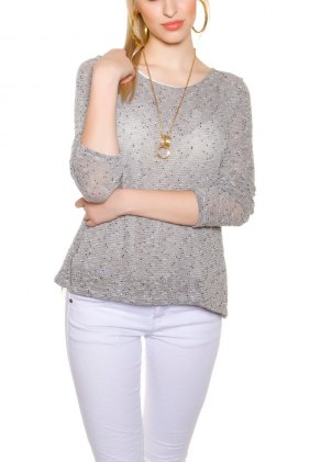 Pulover Artyom Grey din Colectia de PULOVERE / CARDIGANE
