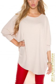 Pulover Espenza Beige - Magazin online haine de dama Fashion