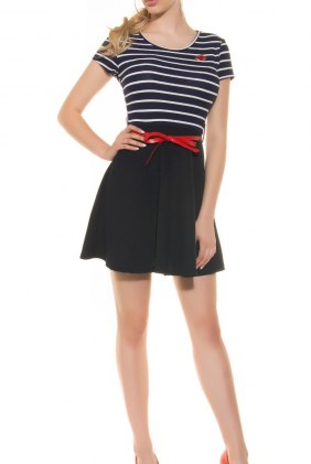 Rochie retro Rockabilly Navi din Colectia de SCOASE DIN STOC