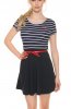 SCOASE DIN STOC - Rochie retro Rockabilly Navi