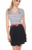 ROCHII RETRO - Rochie retro Rockabilly White