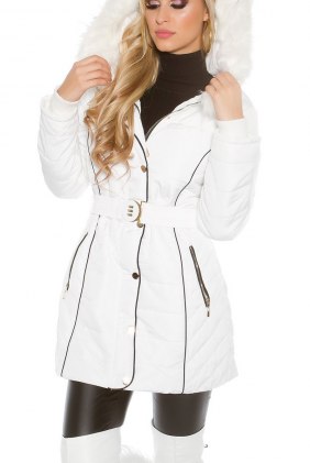 Geaca Rena White din Colectia de GECI / PALTOANE