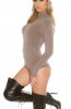 PULOVERE / CARDIGANE - Body tricot Alecya Cappuccino