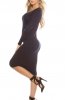 ROCHII TRICOT - Rochie tricot Rahel Dark Blue