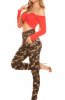 PANTALONI / BLUGI - Pantaloni Highwaist Military
