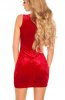 ROCHII ELEGANTE - Rochie din catifea Amena Bordeaux