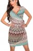 SCOASE DIN STOC - Rochie de zi Anemona Tourquoise