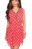 SCOASE DIN STOC - Rochie de zi Polka Coral